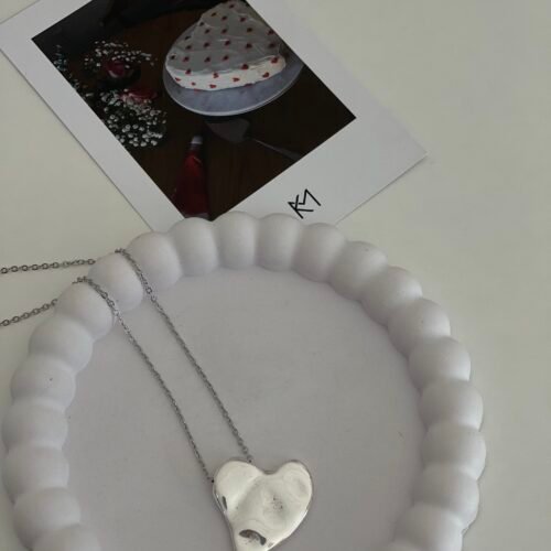 Heart Beat Silver Necklace