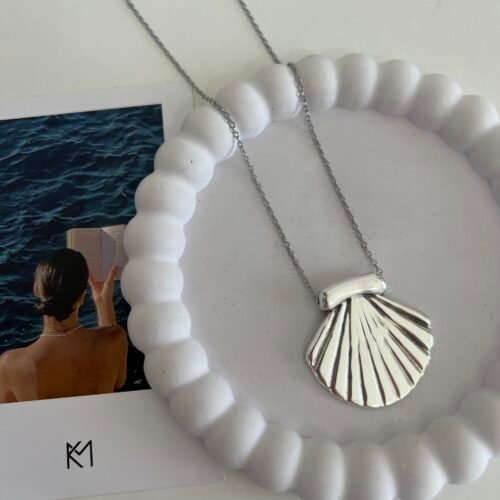 Seashell Silver Necklace